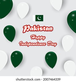 vector illustration for Pakistan independence day 