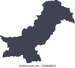 Vector Illustration of Pakistan map