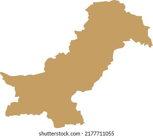 Vector Illustration of Pakistan map