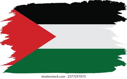 vector illustration of Palestinian flag