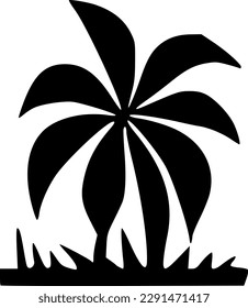 vector illustration of palm tree