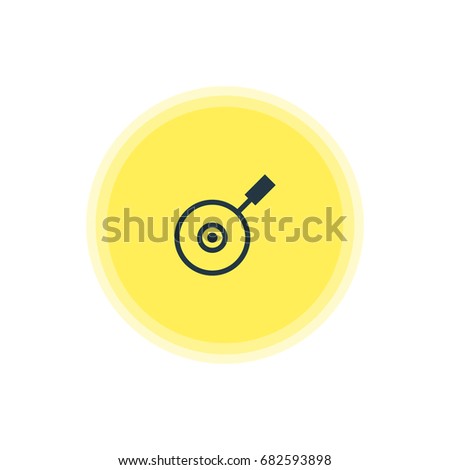 Vector Illustration Of Pan Icon. Beautiful Restaurant Element Also Can Be Used As Skillet  Element.