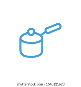 Vector illustration, pan icon. Line design template