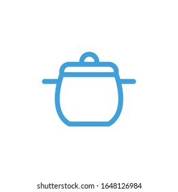Ilustración vectorial, icono de pan. Plantilla de diseño de línea