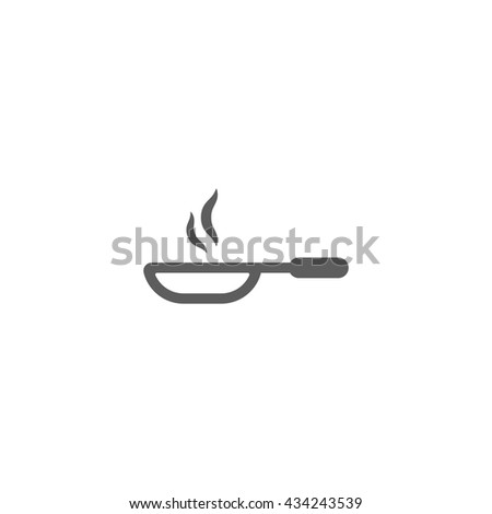Vector illustration of pan icon on white background