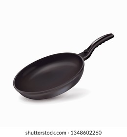 Vector illustration of a pan on white background
