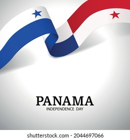 Vector Illustration of Panama Independence Day.
