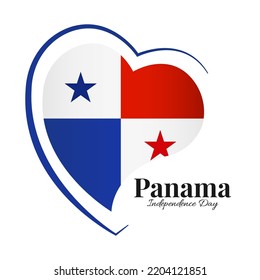 Vector Illustration Panama Independence Day Panama Stock Vector ...