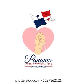 Vorlage für soziale Medien zum Panama Independence Day