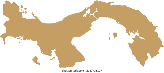 Vector Illustration of Panama map
