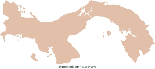 Vector Illustration of Panama map