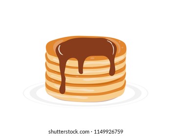 Vector illustration Pancake
