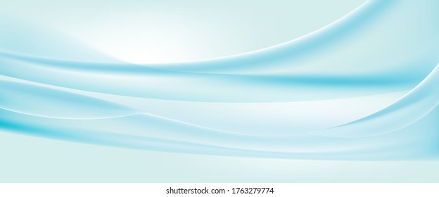 Vector - Illustration of panorama Blue abstract background