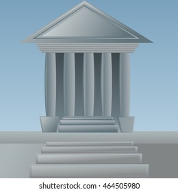 Vector Illustration of the Pantheon in Rome