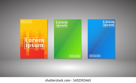 vector illustration paper art with letter Lorem Ipsum logo graphic design for background.