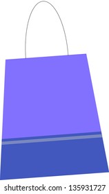 Vector illustration of a paper bag