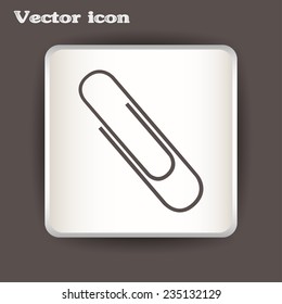 Vector illustration of paper clips 