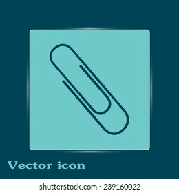 Vector illustration of paper clips 