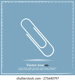 Vector illustration of paper clips 