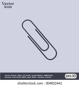 Vector illustration of paper clips 