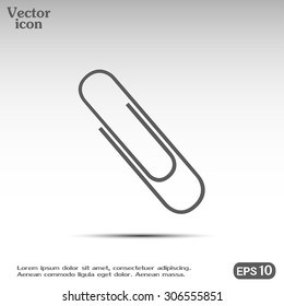 Vector illustration of paper clips 