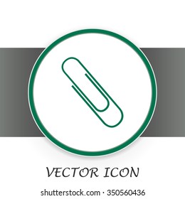 Vector illustration of paper clips 