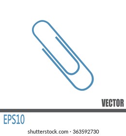 Vector illustration of paper clips 