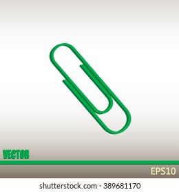 Vector illustration of paper clips 