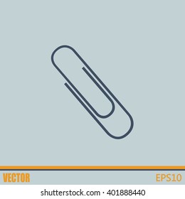 Vector illustration of paper clips 