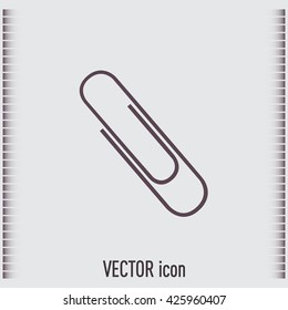 Vector illustration of paper clips 