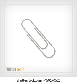 Vector illustration of paper clips 
