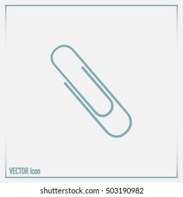 Vector illustration of paper clips 