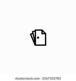 vector illustration of paper door
