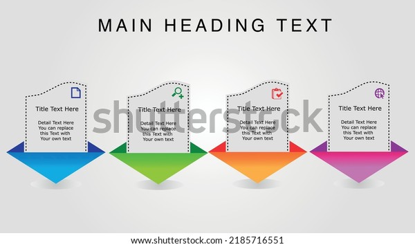 Vector Illustration Paper Holder Design Infographic: เวกเตอร์สต็อก ...