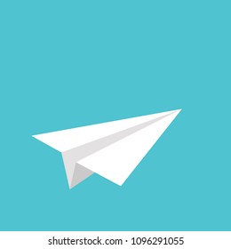 vector illustration of Paper plane