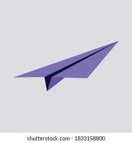 Vector illustration of Paper plane 