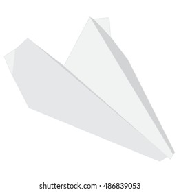 Vector illustration paper plane