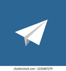 Vector illustration of paper planes icon. Messenger icon.
