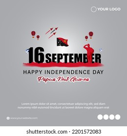 Vector illustration for Papua new guinea independence day