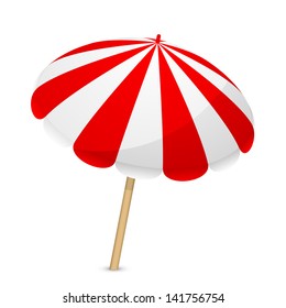 Vector illustration of parasol