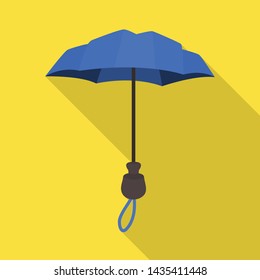 Vector illustration of parasol and coverage logo. Set of parasol and classic vector icon for stock.