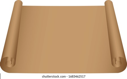 Vector illustration parchment image material