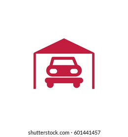 Vector illustration of parking garage icon