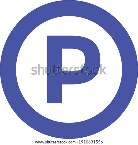 vector illustration of parking icon