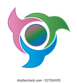 Vector illustration of partnership