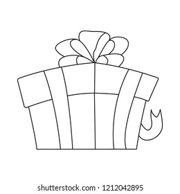 Presents Continuous Line Stock Vector (Royalty Free) 1235634886 ...