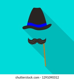 Vector illustration of party and birthday logo. Collection of party and celebration vector icon for stock.