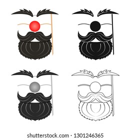 Vector illustration of party and birthday symbol. Set of party and celebration stock symbol for web.
