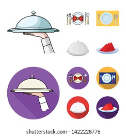 Vector illustration of passport and travel sign. Set of passport and paper vector icon for stock.