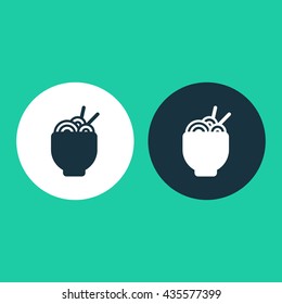 Vector illustration of pasta icon